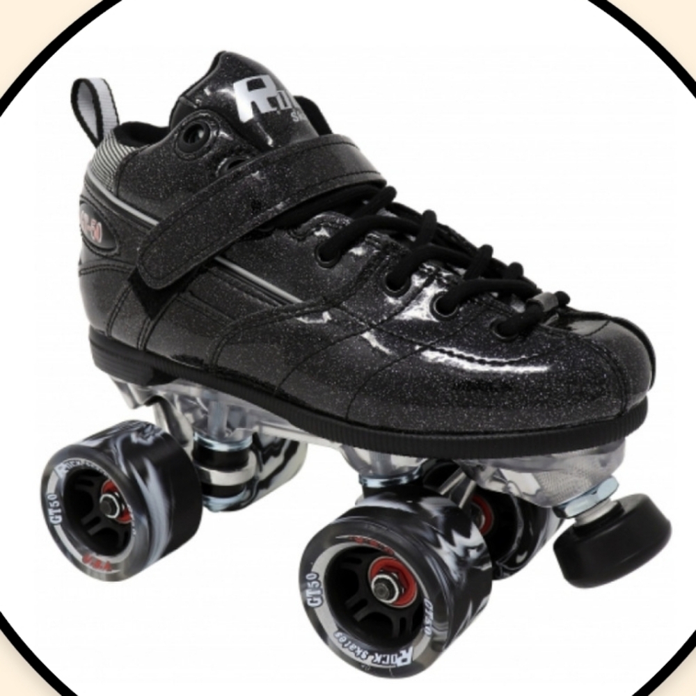 Rock GT-50 Sparkle Indoor Roller Skates NEW Sz 9